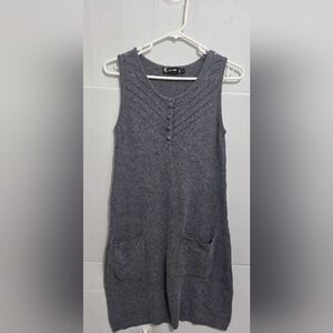 Women's Mochini Medium  Sleevless Grey Dress One Size Fits All